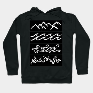 Four elements of nature v3 Hoodie